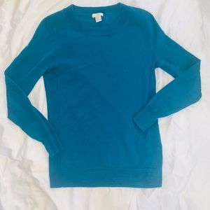 J. Crew Teal Jewel Tone Sweater